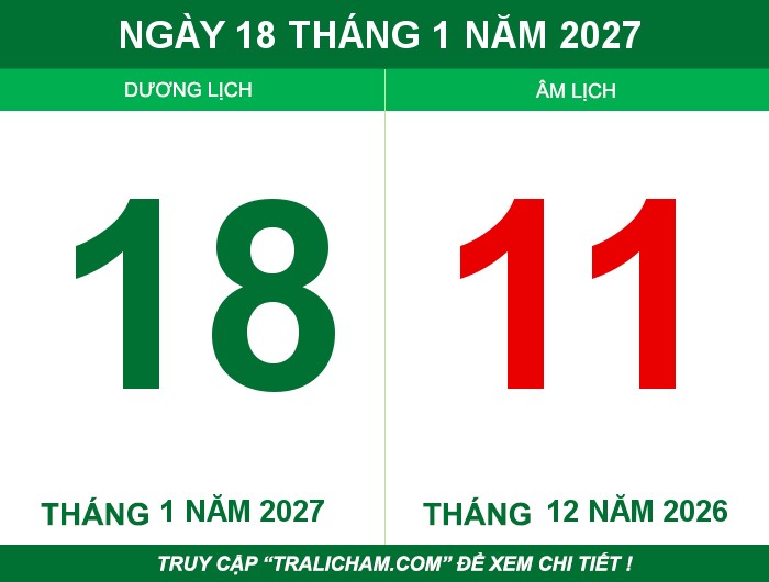 Ngày 18 tháng 1 năm 2027