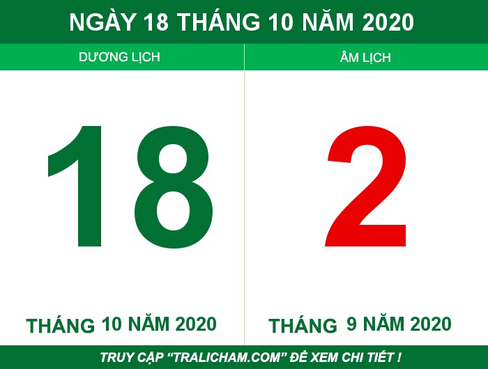 Ngày 18 tháng 10 năm 2020