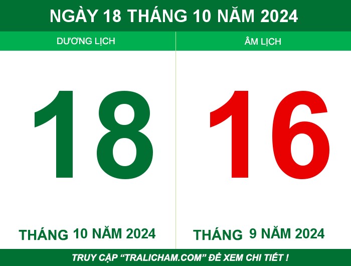 Ngày 18 tháng 10 năm 2024