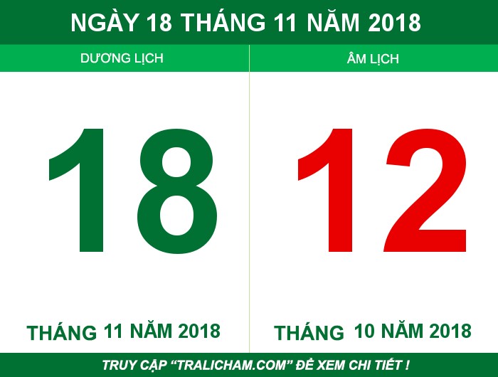 Ngày 18 tháng 11 năm 2018