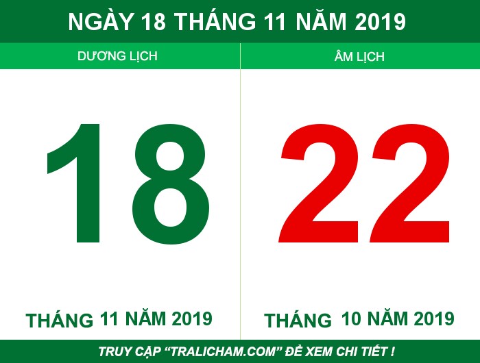 Ngày 18 tháng 11 năm 2019