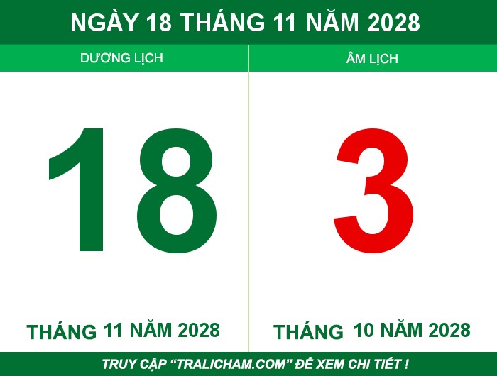 Ngày 18 tháng 11 năm 2028