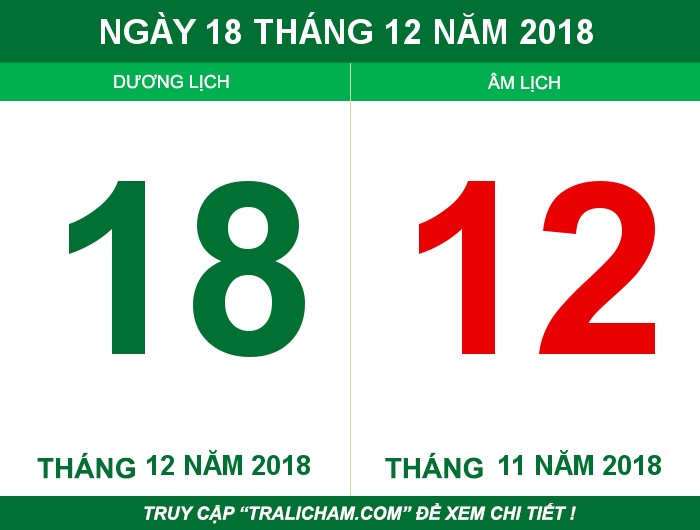 Ngày 18 tháng 12 năm 2018