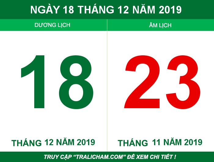 Ngày 18 tháng 12 năm 2019