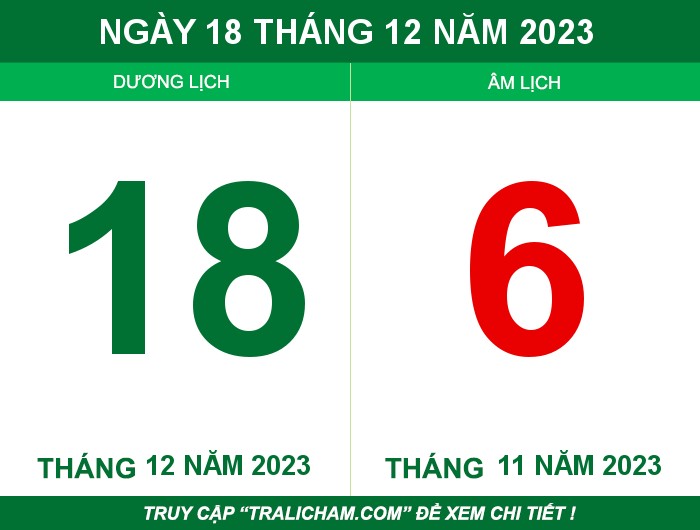 Ngày 18 tháng 12 năm 2023