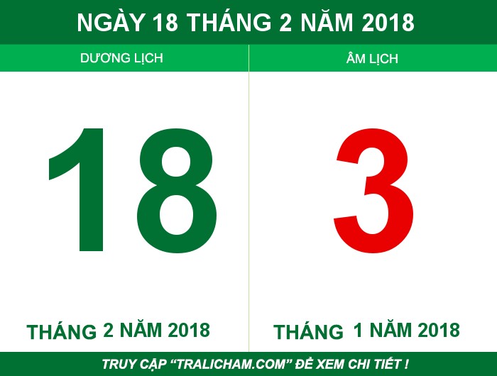 Ngày 18 tháng 2 năm 2018