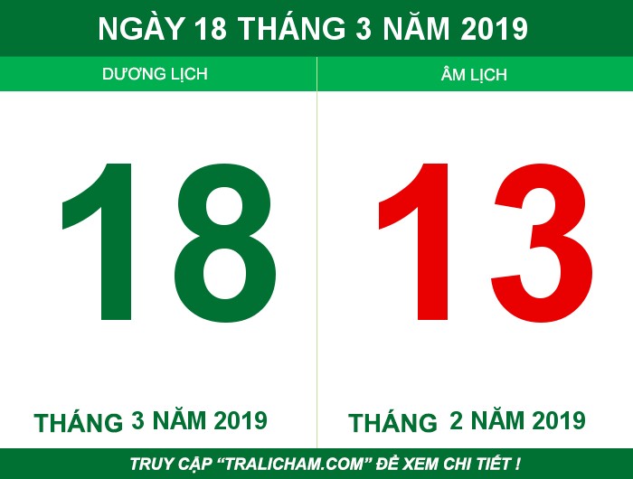 Ngày 18 tháng 3 năm 2019