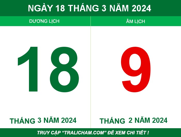 Ngày 18 tháng 3 năm 2024