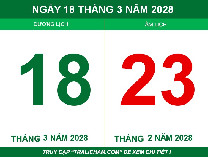 Ngày 18 tháng 3 năm 2028