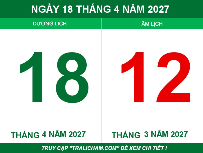 Ngày 18 tháng 4 năm 2027