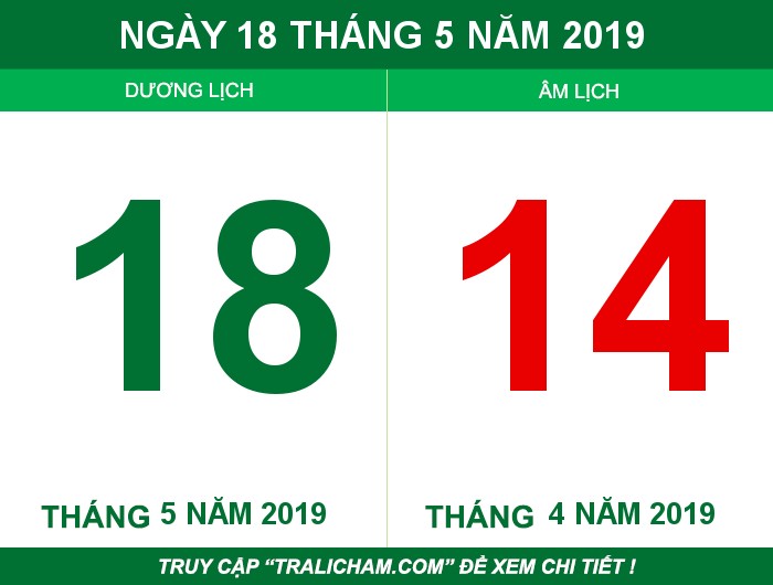 Ngày 18 tháng 5 năm 2019