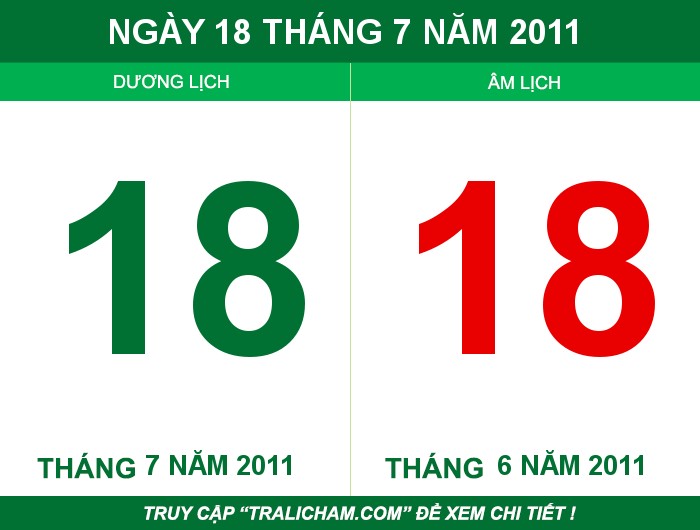 Ngày 18 tháng 7 năm 2011