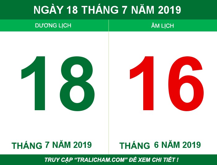 Ngày 18 tháng 7 năm 2019