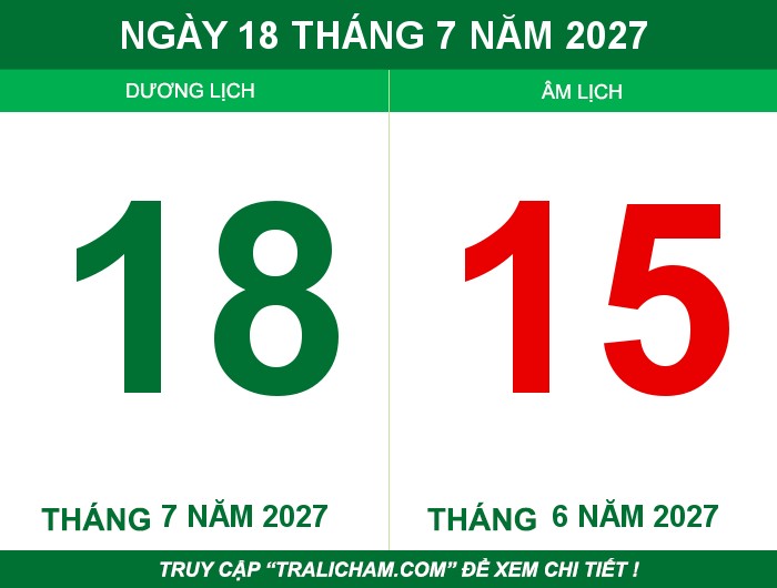 Ngày 18 tháng 7 năm 2027