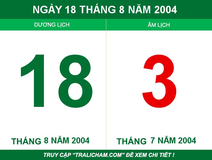 Ngày 18 tháng 8 năm 2004