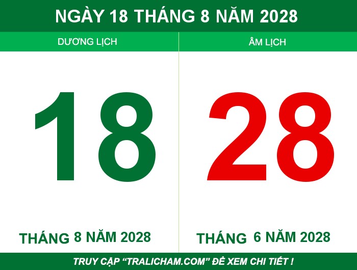 Ngày 18 tháng 8 năm 2028