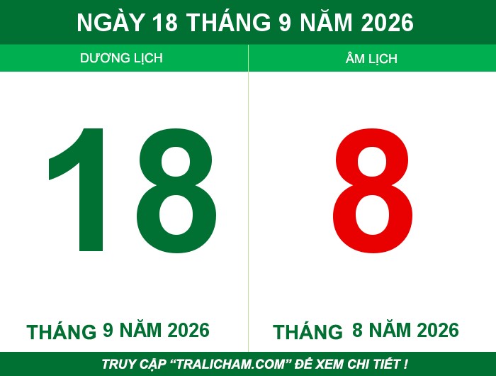 Ngày 18 tháng 9 năm 2026