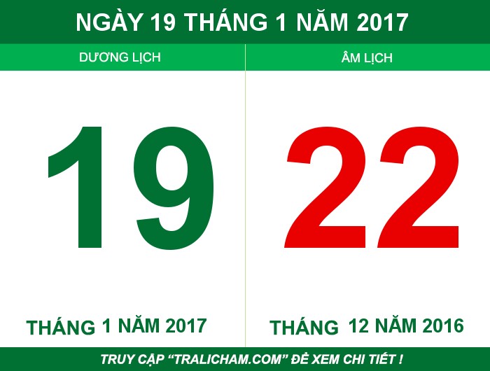 Ngày 19 tháng 1 năm 2017