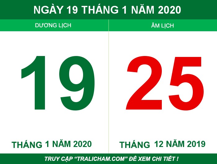 Ngày 19 tháng 1 năm 2020