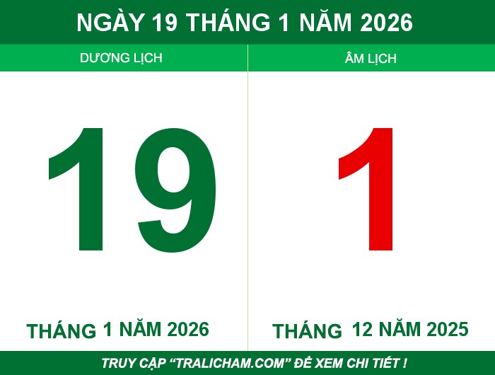 Ngày 19 tháng 1 năm 2026