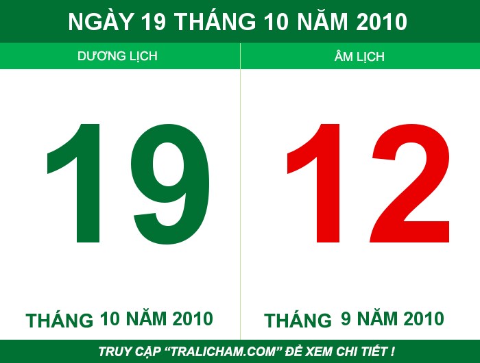 Ngày 19 tháng 10 năm 2010