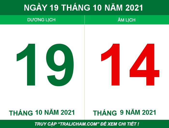 Ngày 19 tháng 10 năm 2021