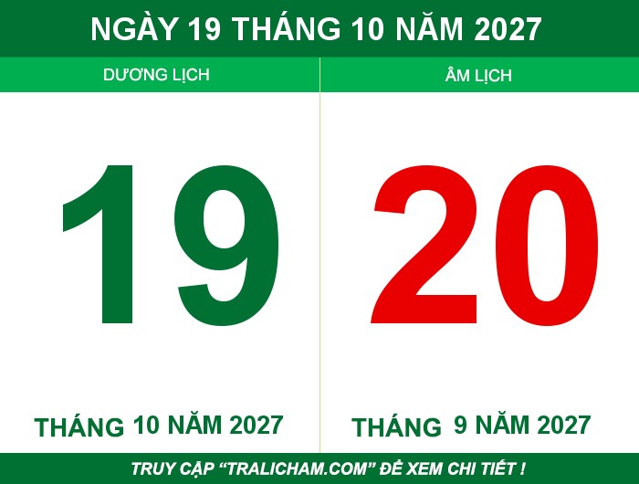 Ngày 19 tháng 10 năm 2027