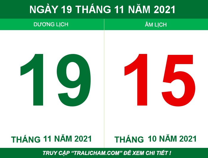 Ngày 19 tháng 11 năm 2021