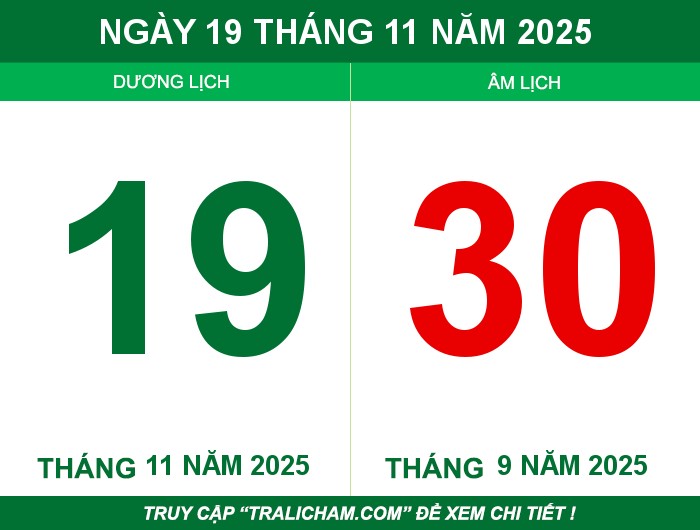 Ngày 19 tháng 11 năm 2025