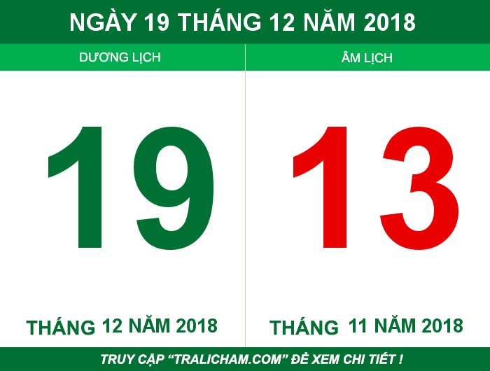Ngày 19 tháng 12 năm 2018