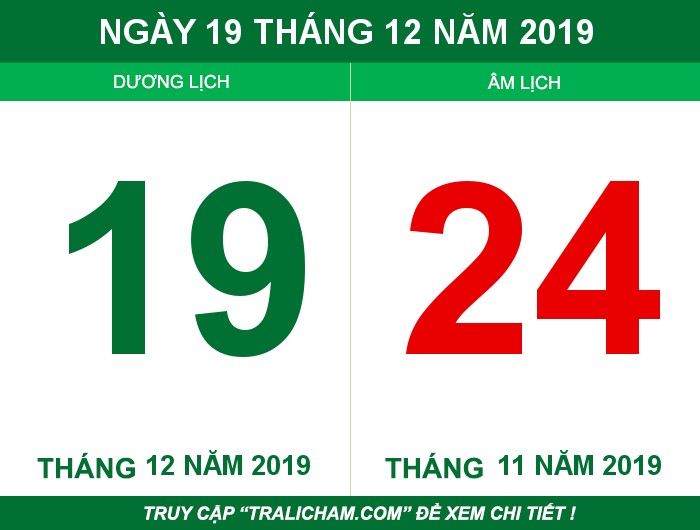 Ngày 19 tháng 12 năm 2019
