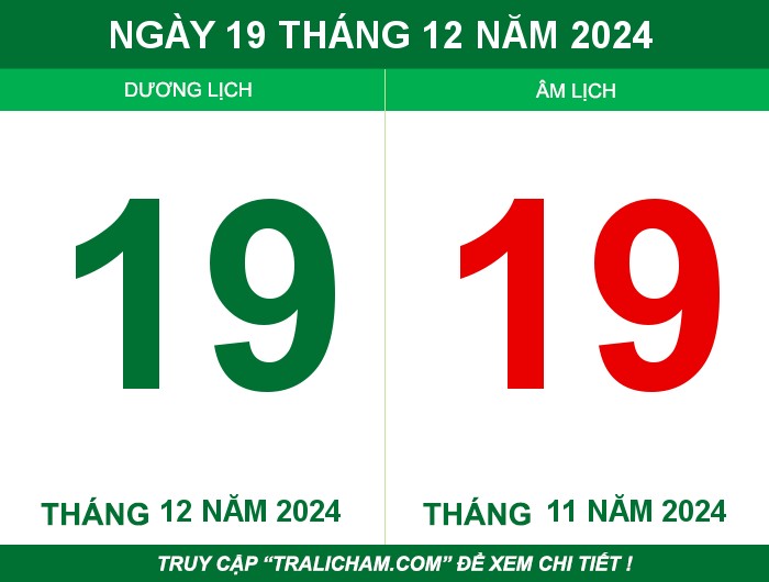 Ngày 19 tháng 12 năm 2024