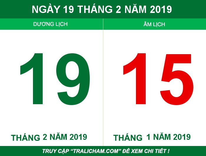 Ngày 19 tháng 2 năm 2019