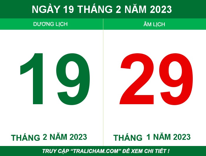 Ngày 19 tháng 2 năm 2023