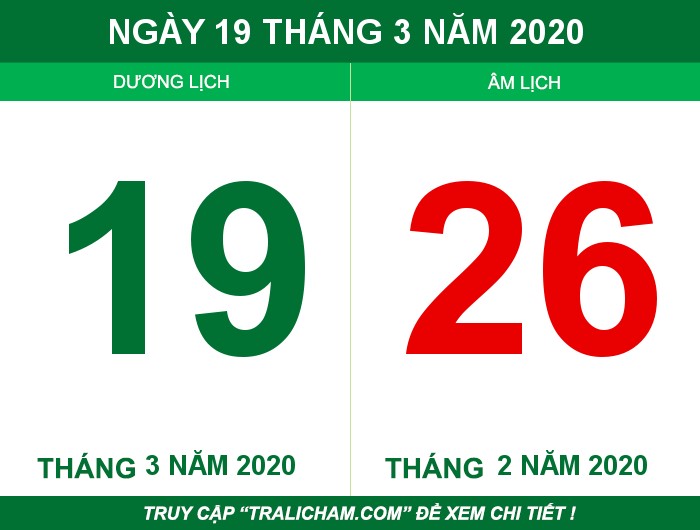 Ngày 19 tháng 3 năm 2020