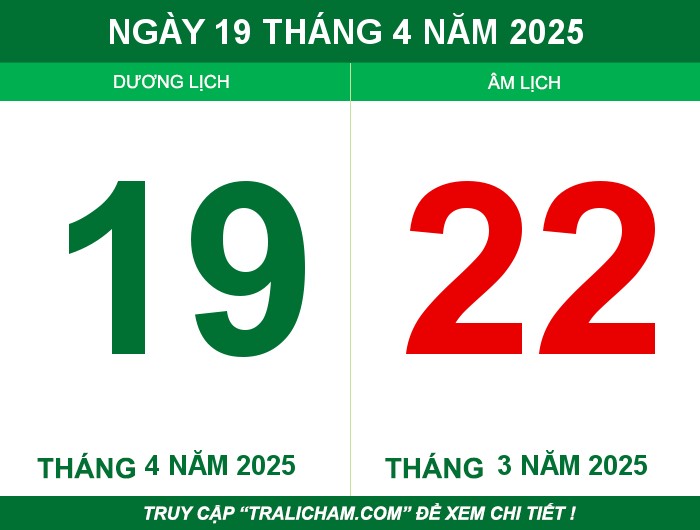 Ngày 19 tháng 4 năm 2025