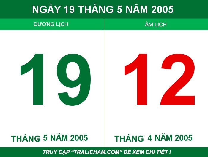 Ngày 19 tháng 5 năm 2005