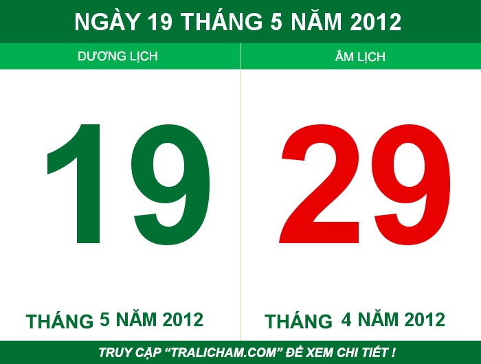 Ngày 19 tháng 5 năm 2012