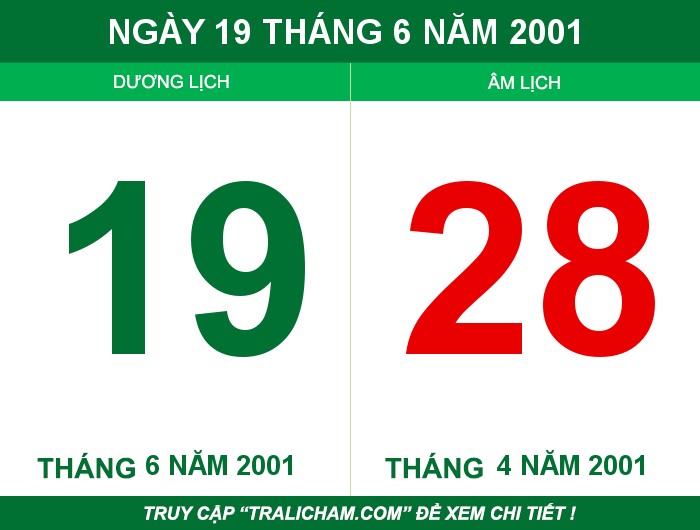 Ngày 19 tháng 6 năm 2001