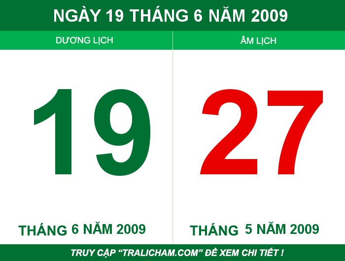 Ngày 19 tháng 6 năm 2009