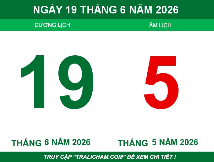 Ngày 19 tháng 6 năm 2026