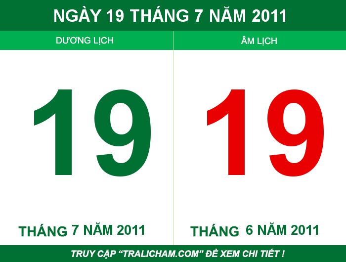 Ngày 19 tháng 7 năm 2011