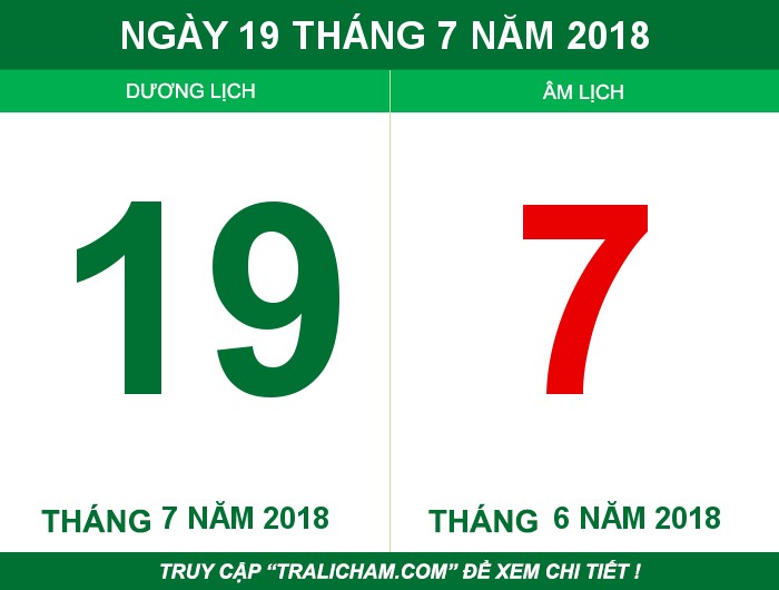 Ngày 19 tháng 7 năm 2018
