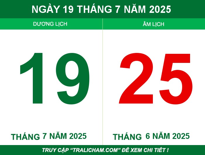 Ngày 19 tháng 7 năm 2025