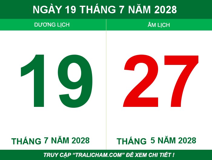Ngày 19 tháng 7 năm 2028