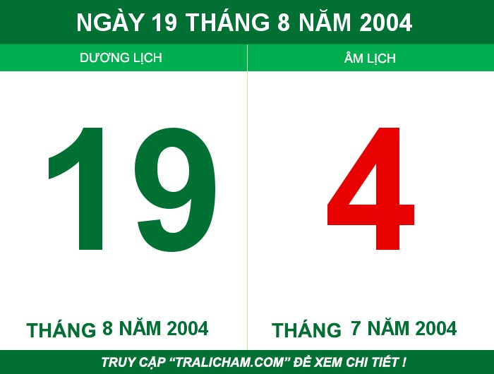 Ngày 19 tháng 8 năm 2004