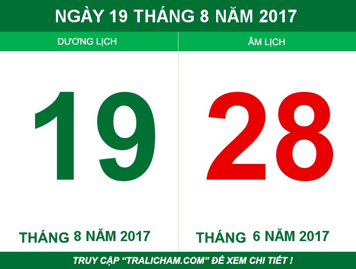 Ngày 19 tháng 8 năm 2017