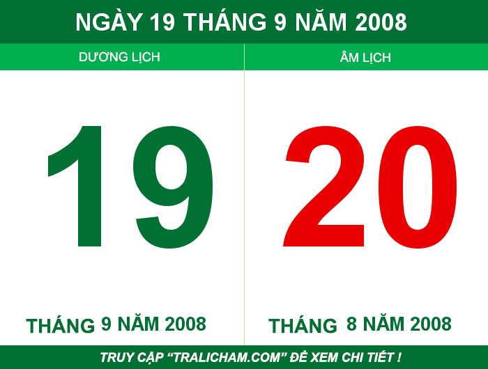 Ngày 19 tháng 9 năm 2008