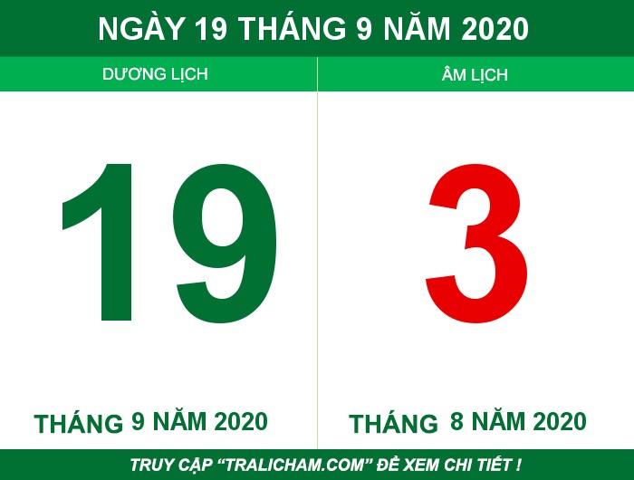 Ngày 19 tháng 9 năm 2020