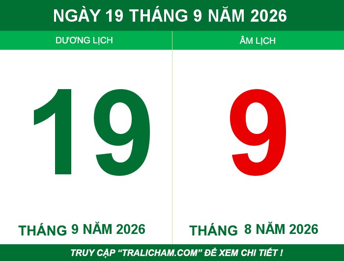 Ngày 19 tháng 9 năm 2026